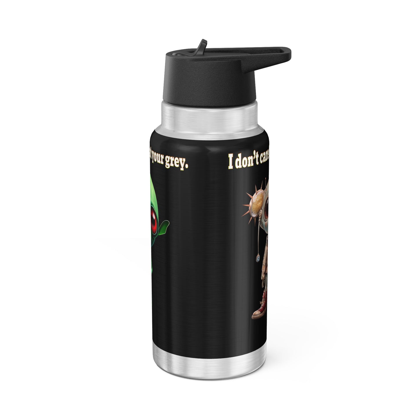 I don't care that your grey - Gator Tumbler, 32oz (black)