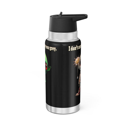 I don't care that your grey - Gator Tumbler, 32oz (black)
