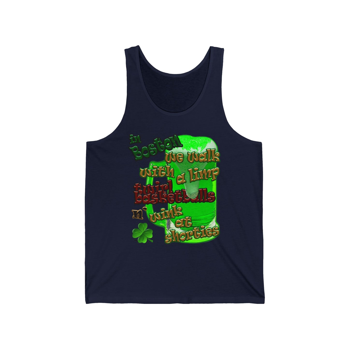 celtics logo - Unisex Jersey Tank