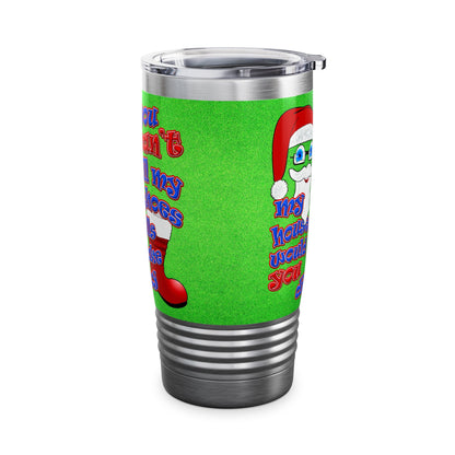 santa's shoes - Ringneck Tumbler, 20oz (green turf)