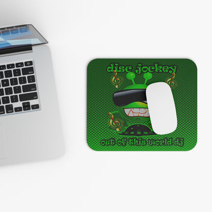 disc jockey - Mouse Pad (Rectangle) (logo green)