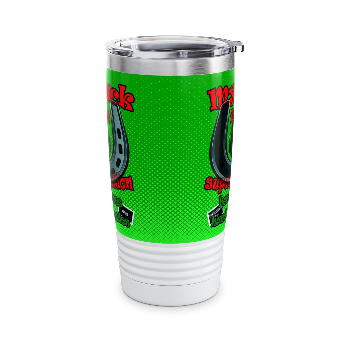 my luck - Ringneck Tumbler, 20oz (logo green)