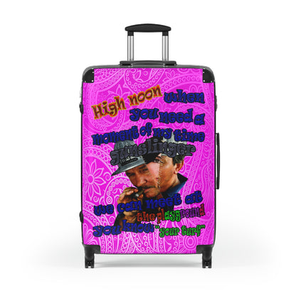 high noon - Suitcase (pink swirl)