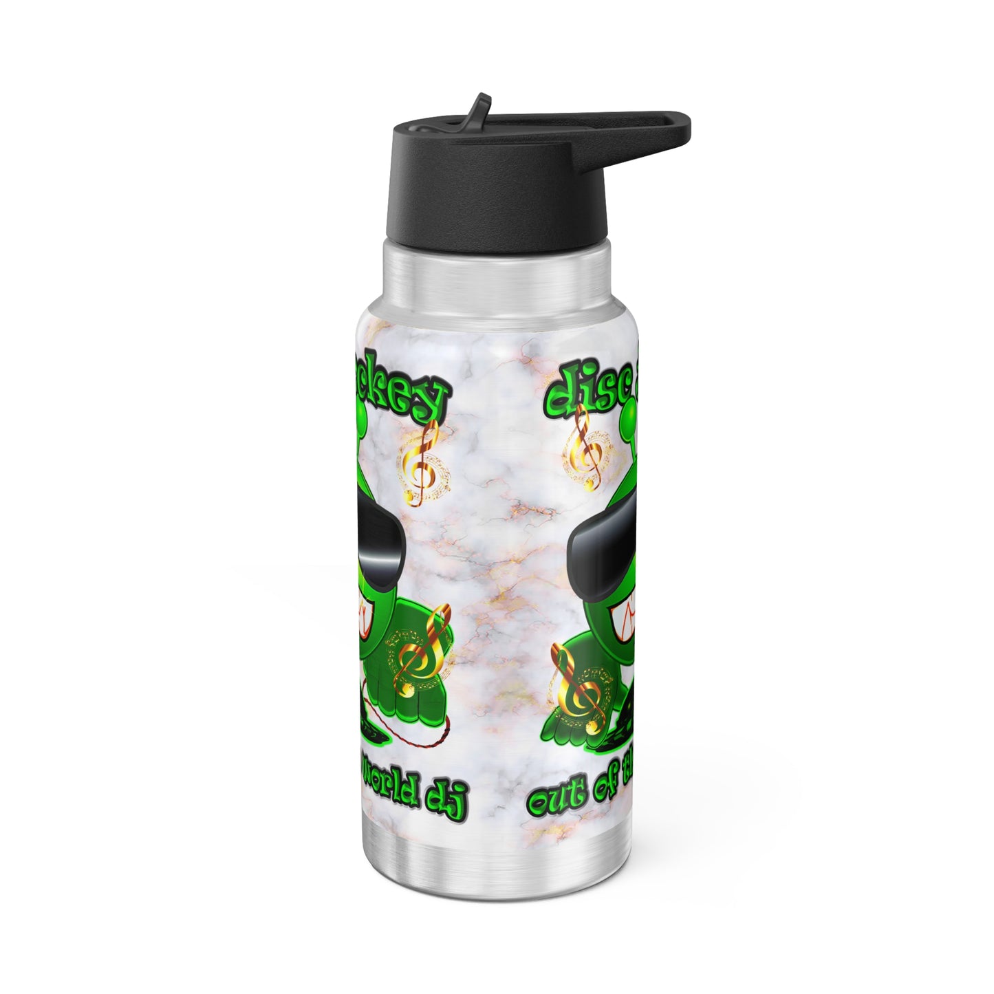 disc jockey - Gator Tumbler, 32oz (white marble)