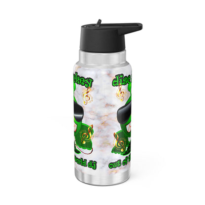 disc jockey - Gator Tumbler, 32oz (white marble)