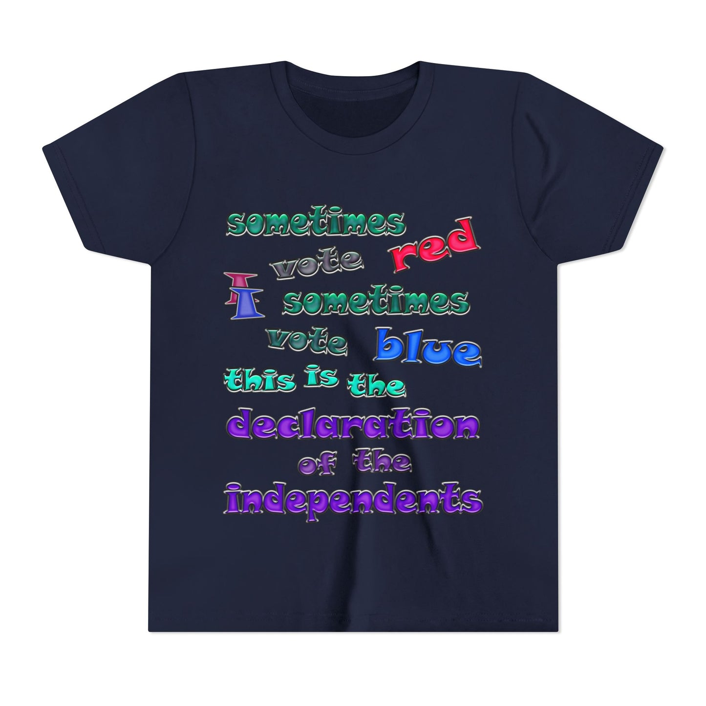 declaration of the independents - Youth Short Sleeve Tee