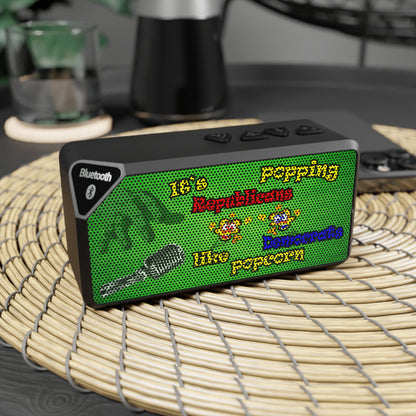 popping like popcorn - Jabba Bluetooth Speaker (green turf)
