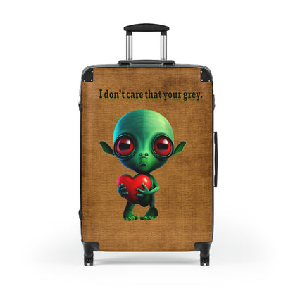 I don't care that your grey - Suitcase (brown papyrus)