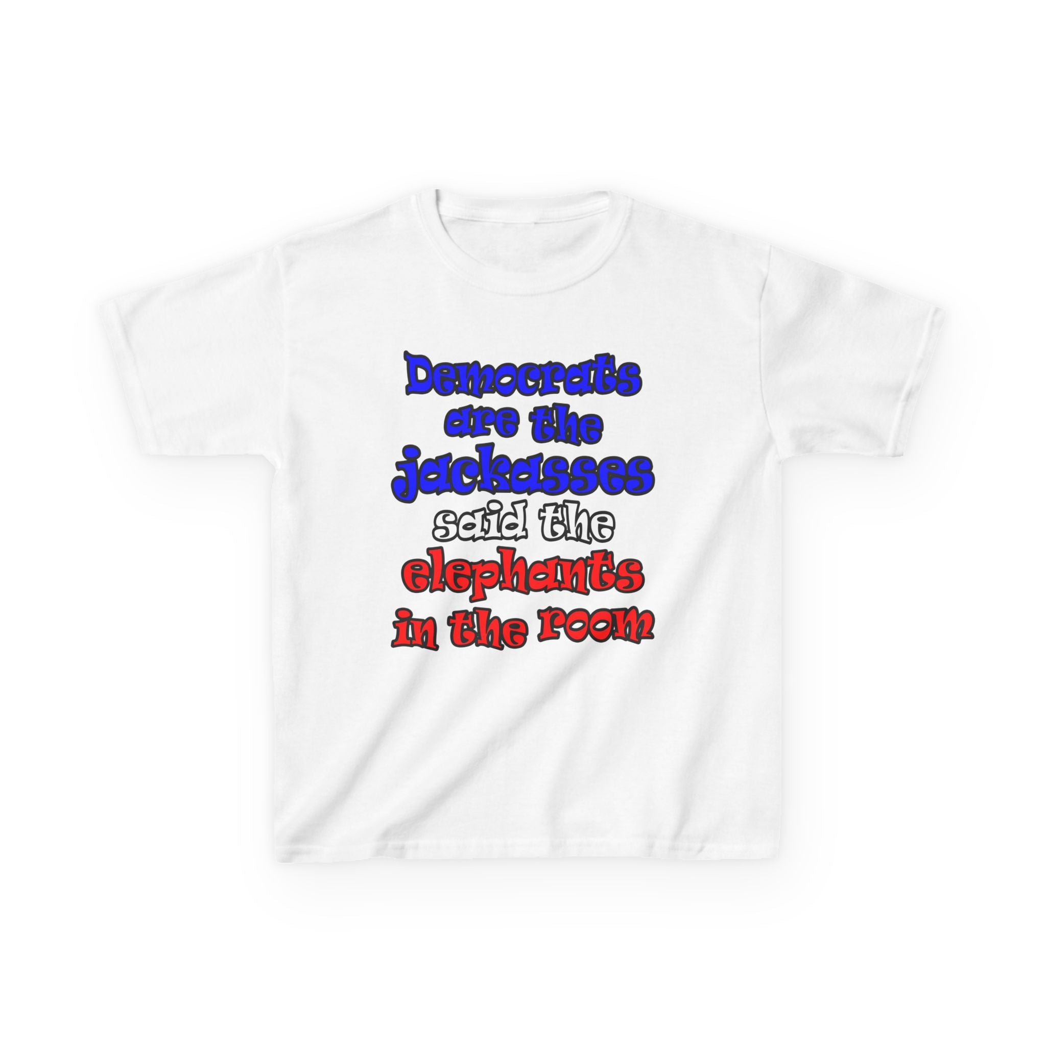 donkeys and elephants - Kids Heavy Cotton™ Tee