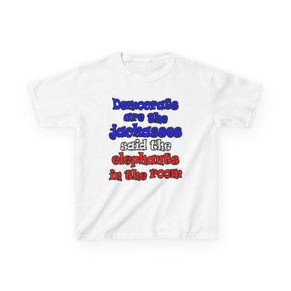 donkeys and elephants - Kids Heavy Cotton™ Tee