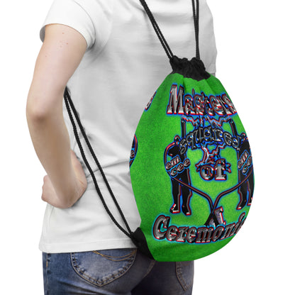 em cee squared - Drawstring Bag (green turf)