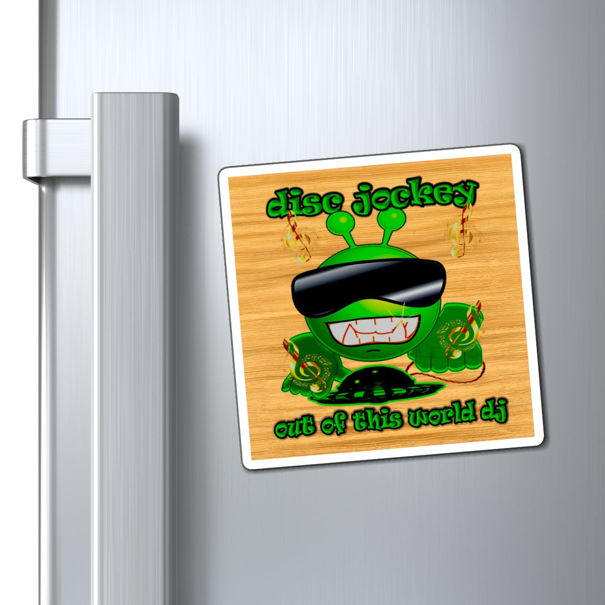 disc jockey - Magnets - (butterscotch wood finish)