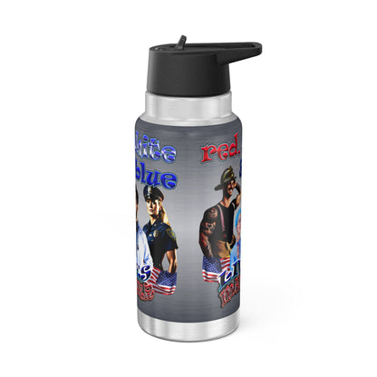 rw&b lives matter - Gator Tumbler, 32oz  (brushed nickel)