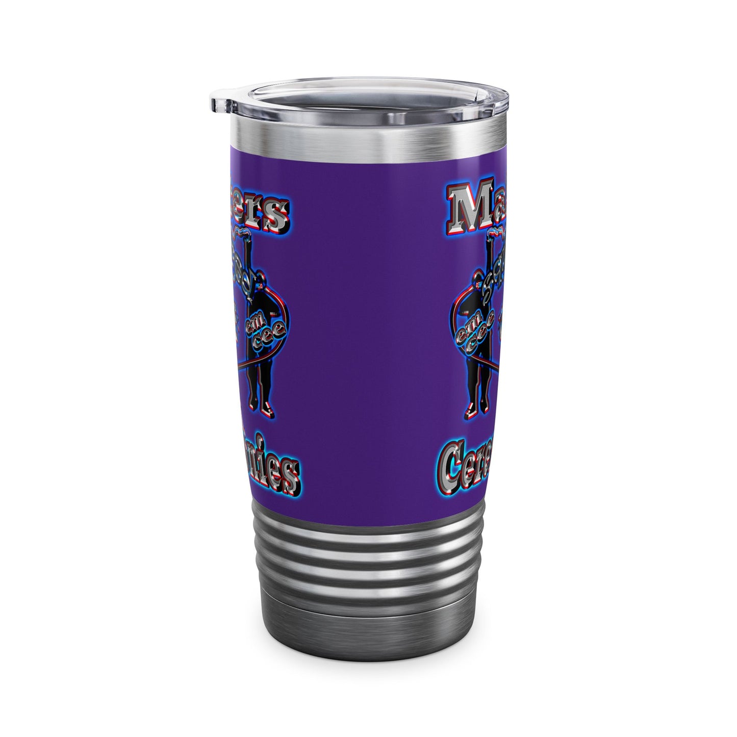 em cee squared - Ringneck Tumbler, 20oz (purple)