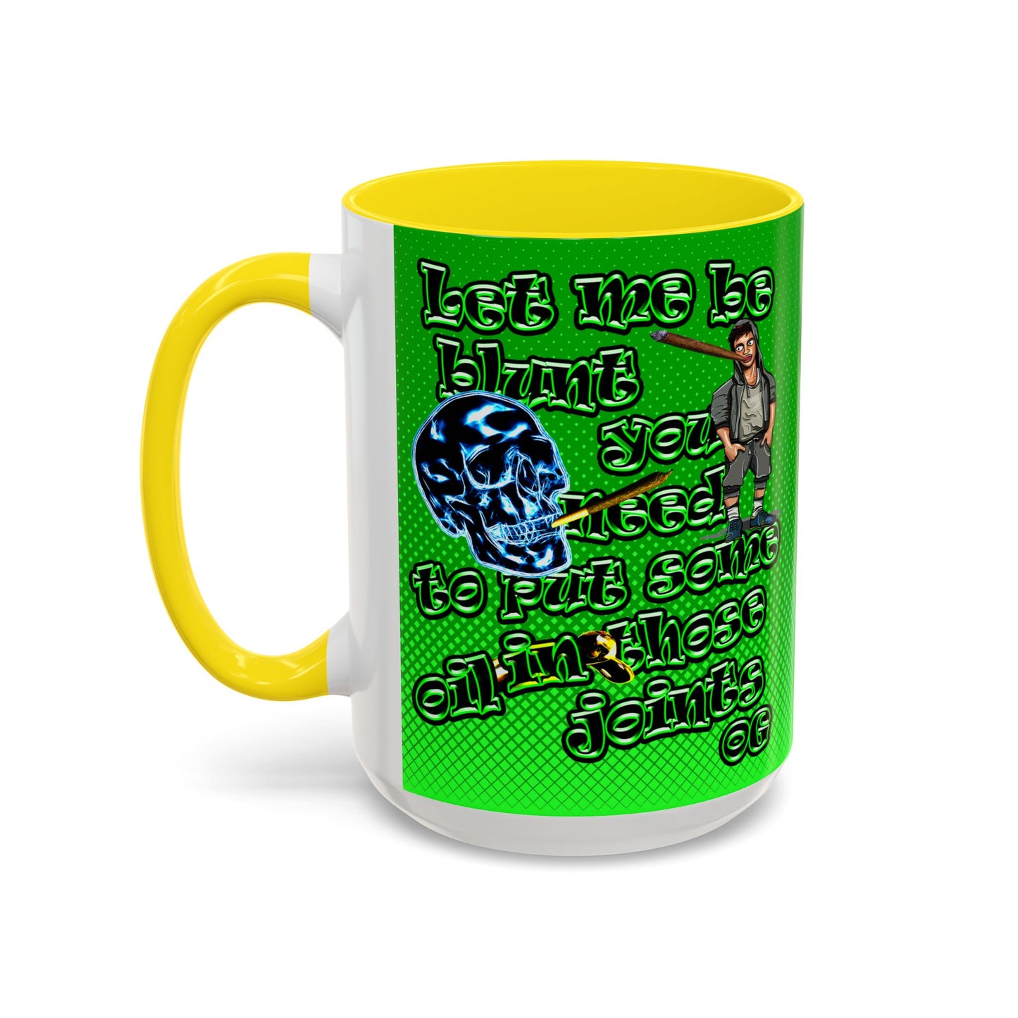og - Accent Mug (logo green)