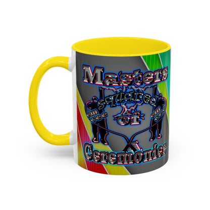 em cee squared - Accent Mug (rainbow split)