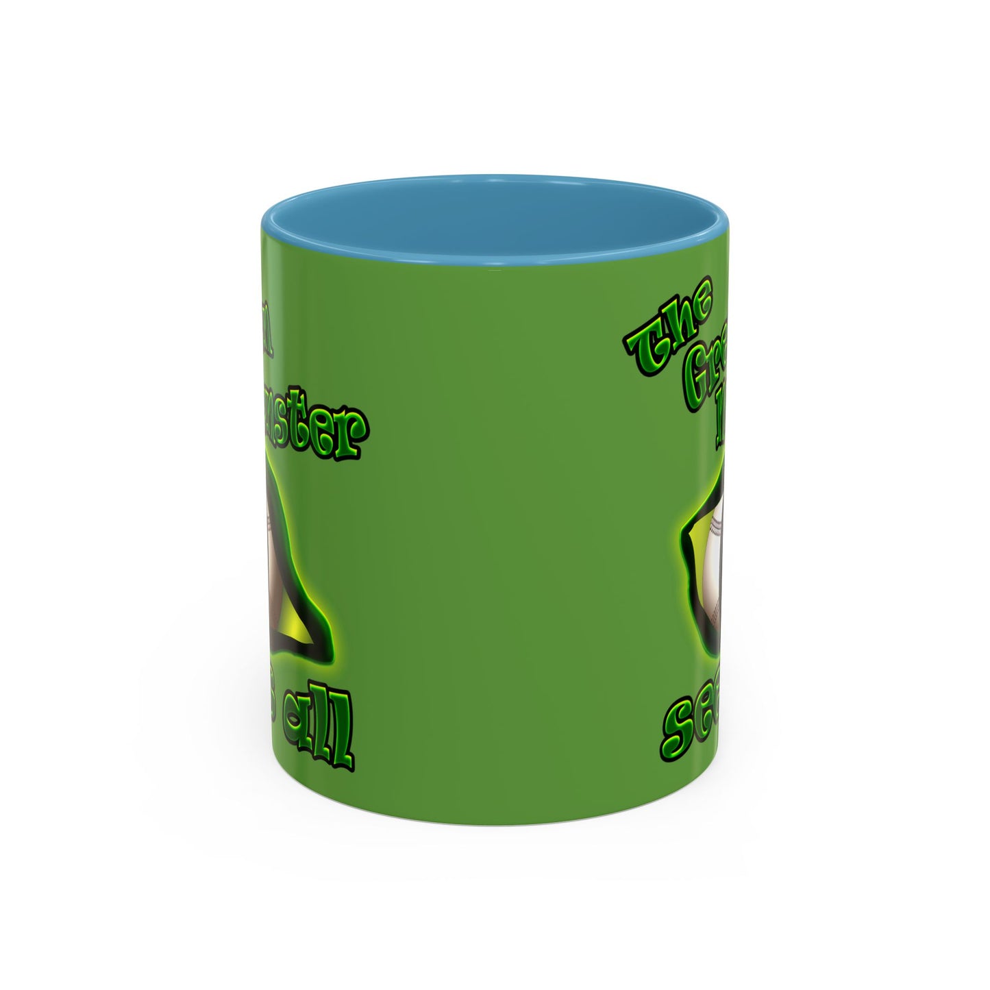 green monster - Accent Mug (green)