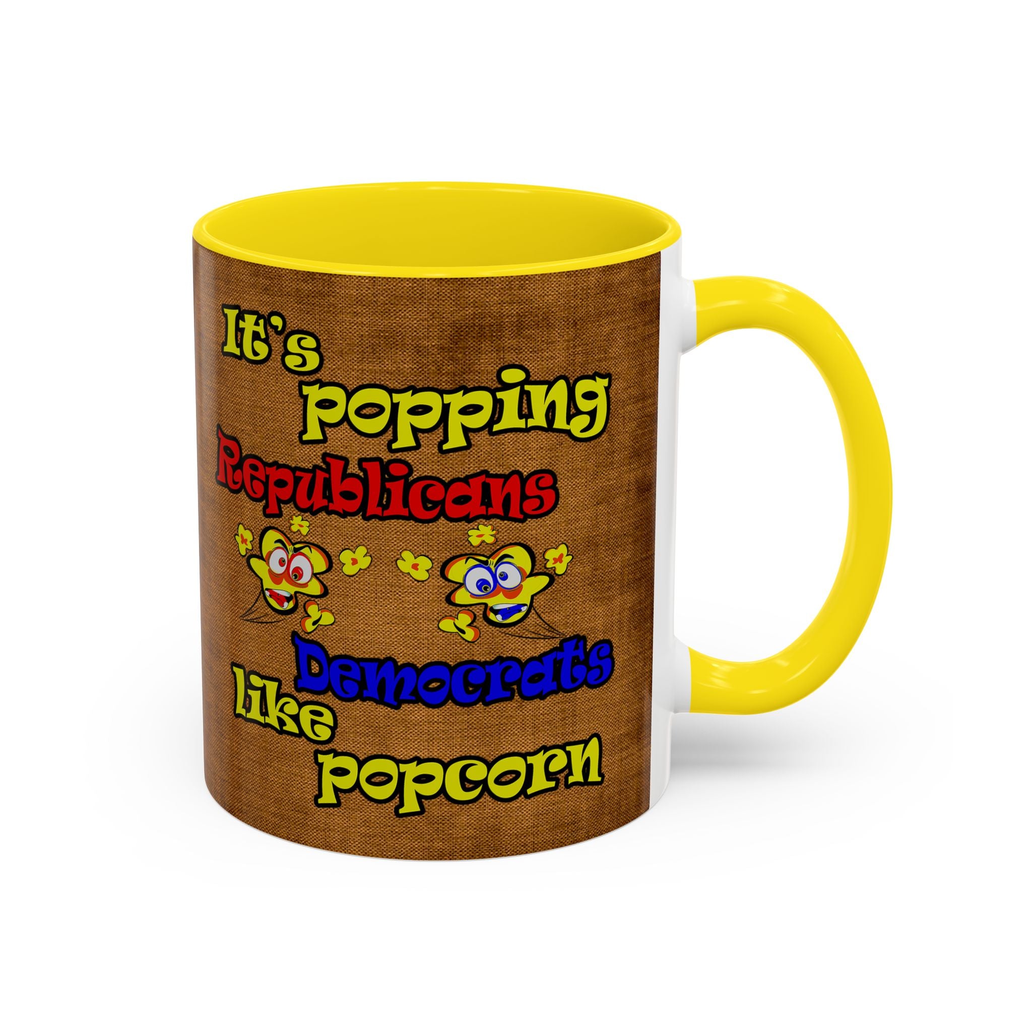 popping like popcorn - Accent Mug (brown papyrus)