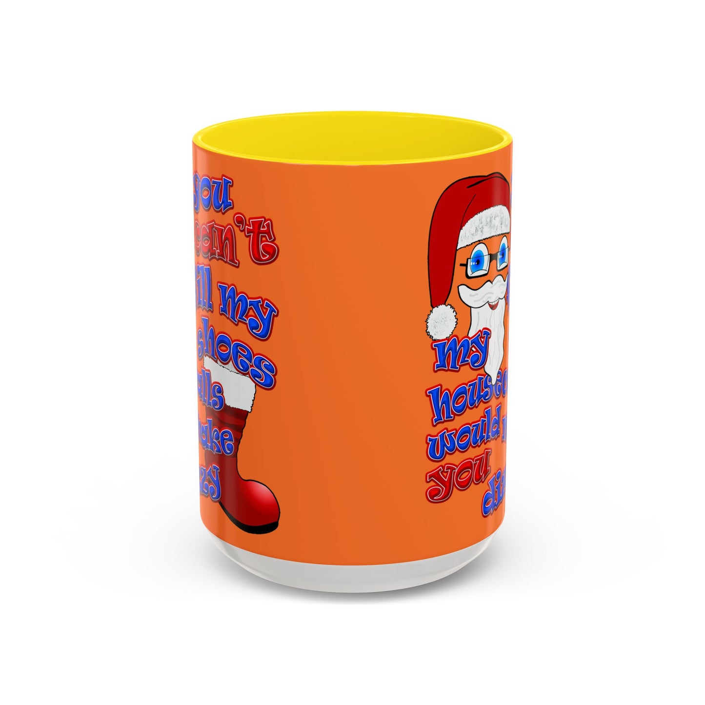 santa's shoes - Accent Mug (crusta)