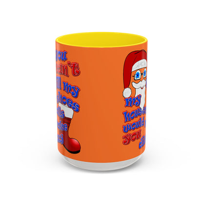 santa's shoes - Accent Mug (crusta)