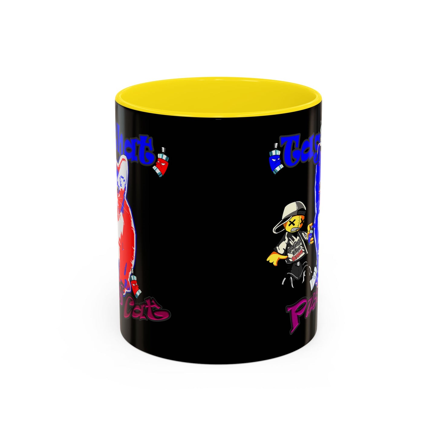 tag that - Accent Mug (black)