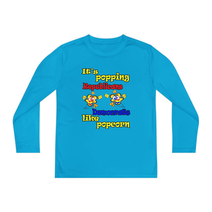 popping like popcorn - Youth Long Sleeve Competitor Tee