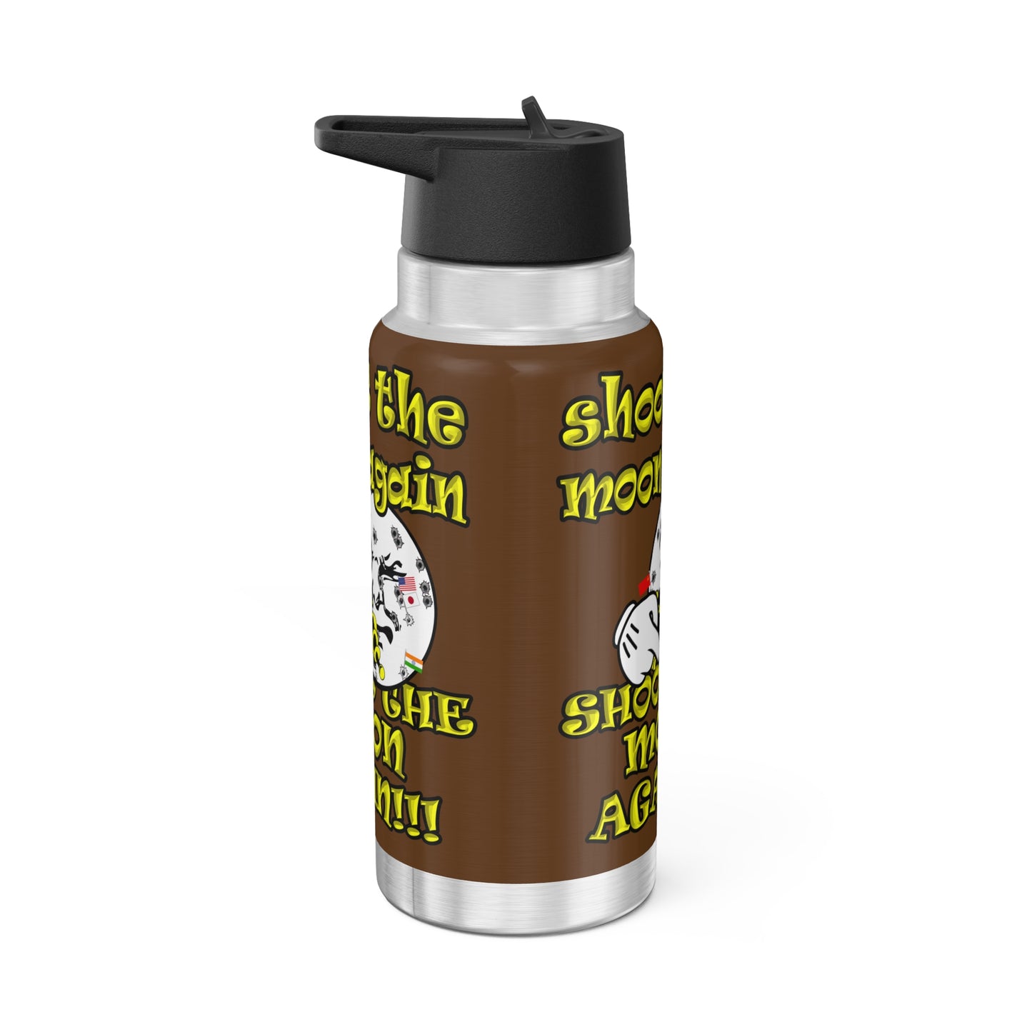 shoot the moon again - Gator Tumbler, 32oz (brown)