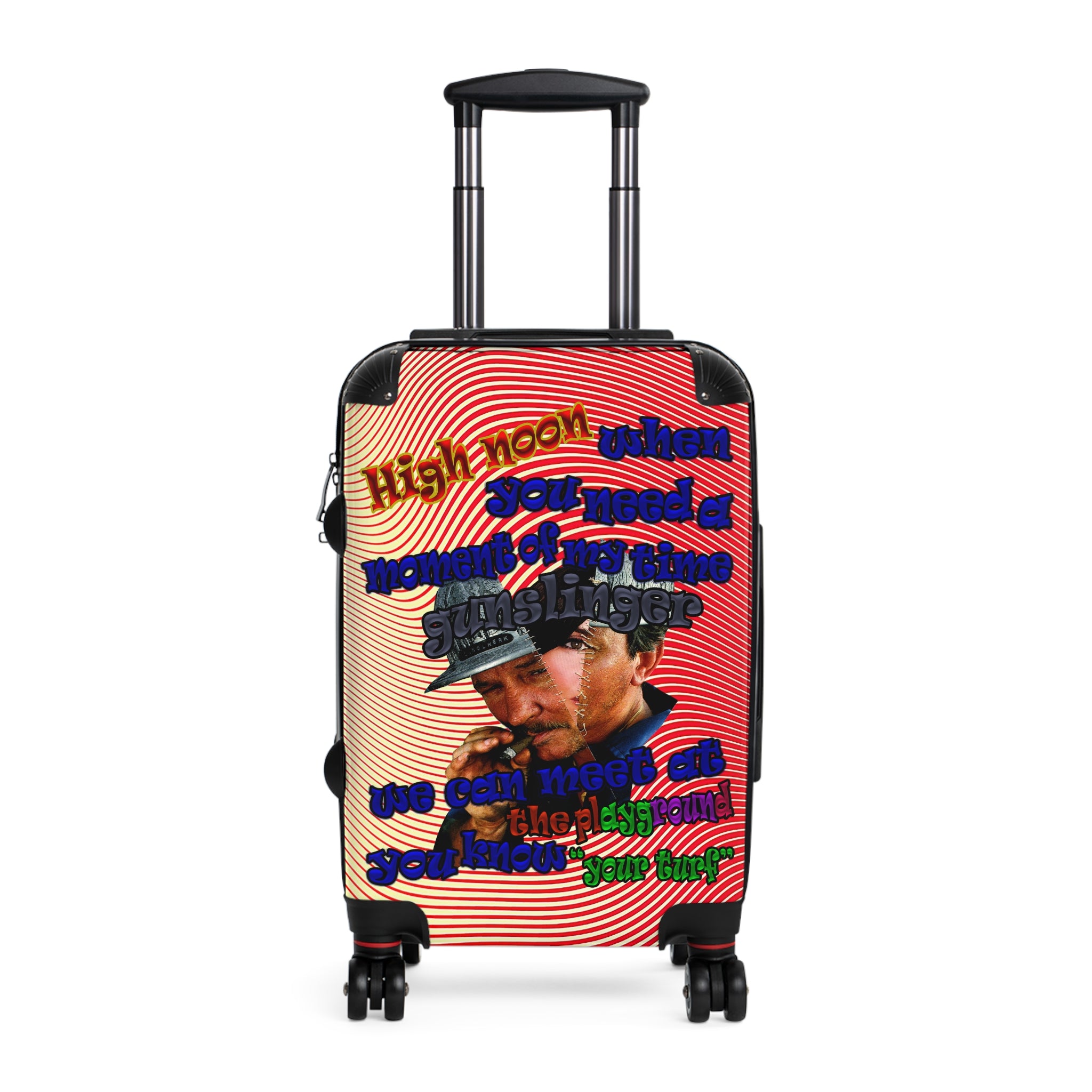 high noon - Suitcase (yellow-orange wave)