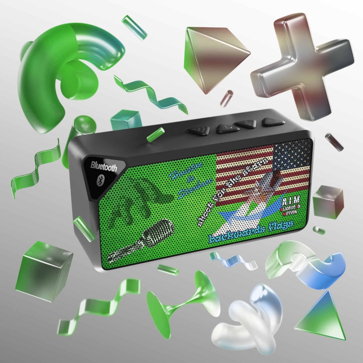 shoot for the stars - Jabba Bluetooth Speaker (green turf)
