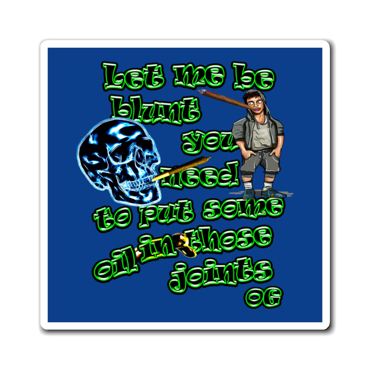 og - Magnets - (dark blue)
