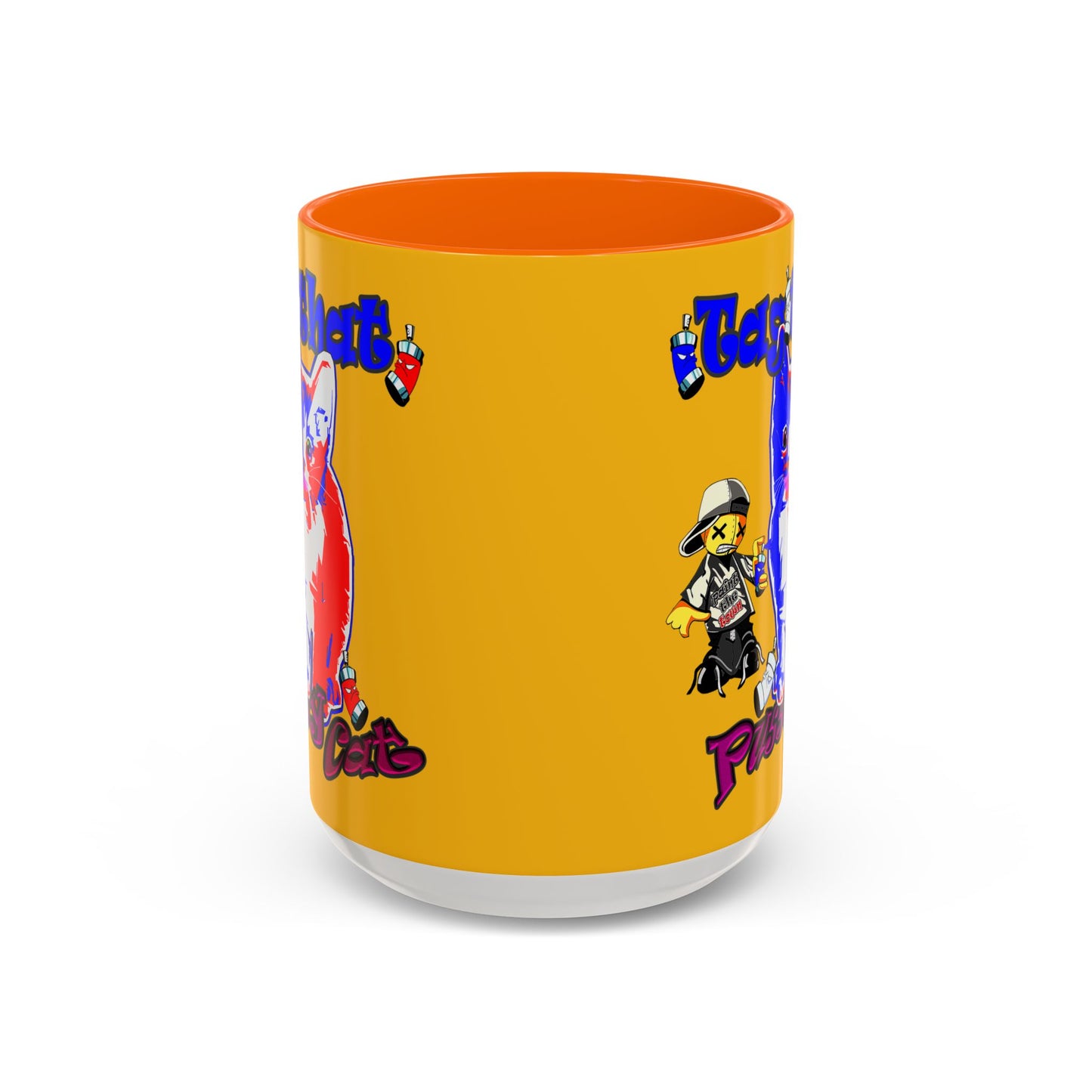 tag that - Accent Mug (yellow)
