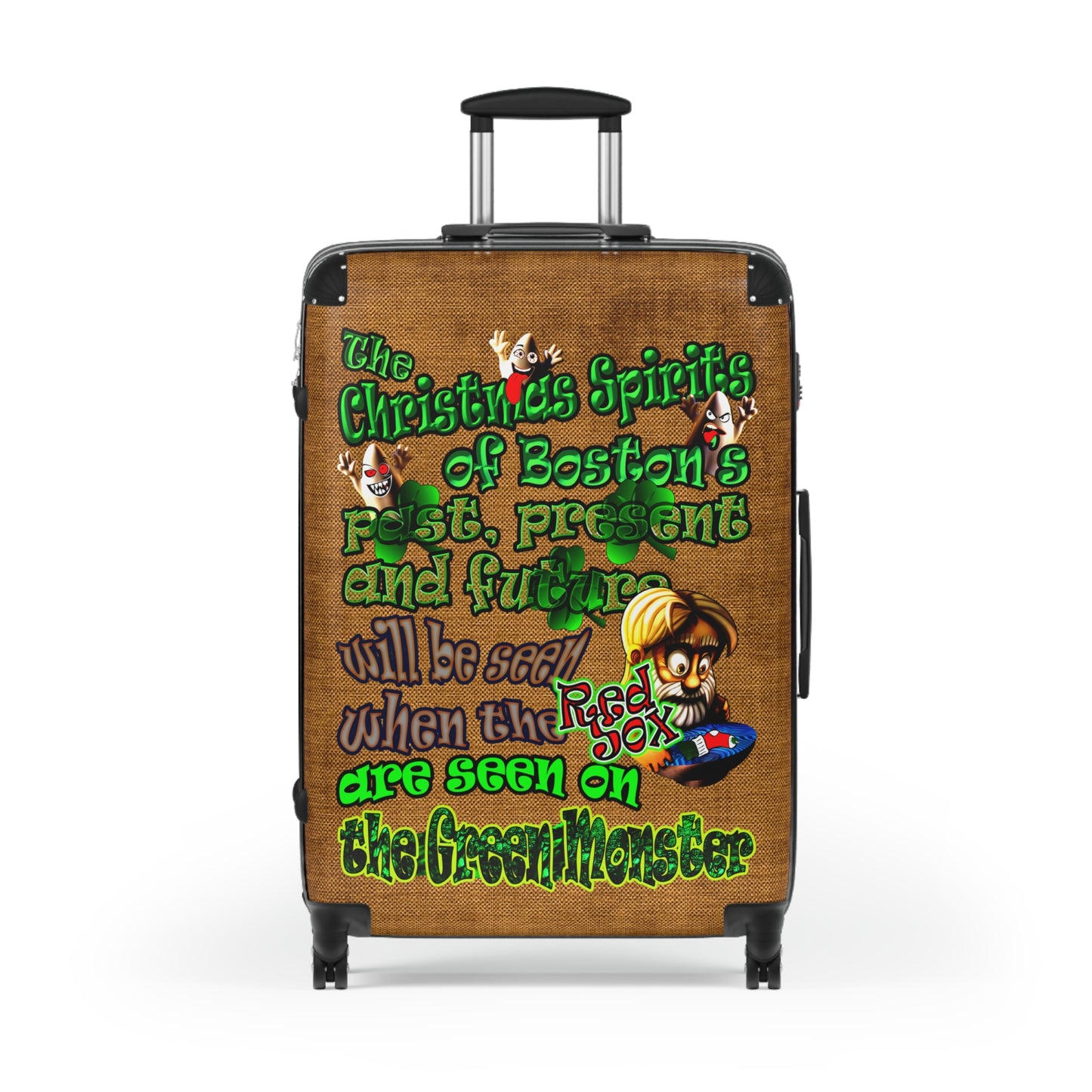 christmas spirits of boston - Suitcase (brown papyrus)
