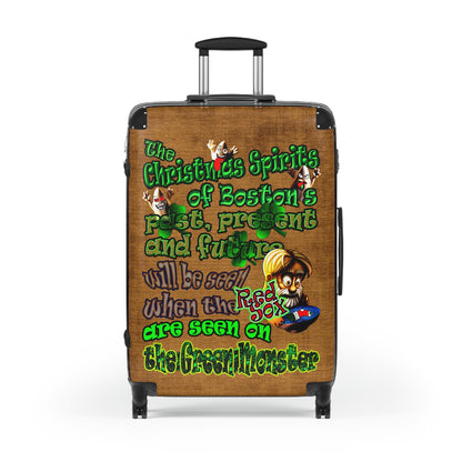 christmas spirits of boston - Suitcase (brown papyrus)