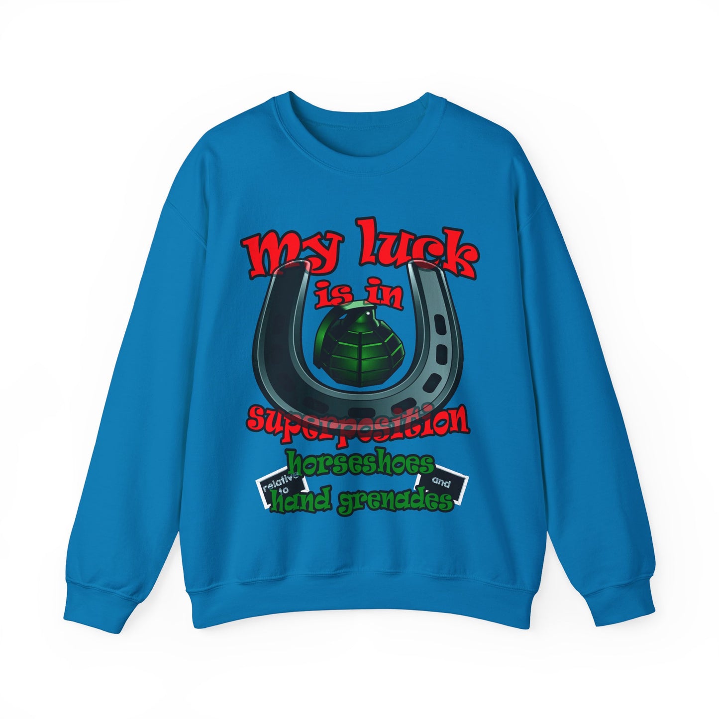 my luck - Unisex Heavy Blend™ Crewneck Sweatshirt