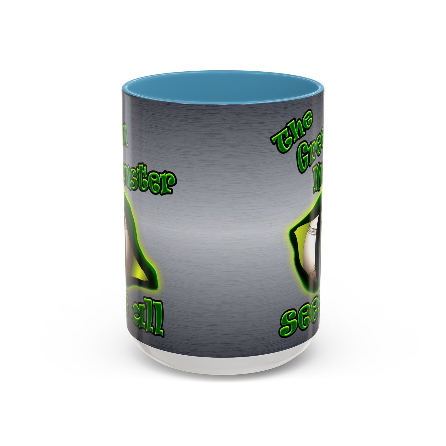 green monster - Accent Mug (brushed nickel)