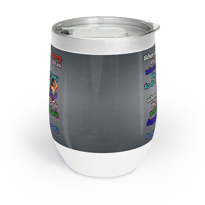doggystyle - Chill Wine Tumbler (grey-light grey)