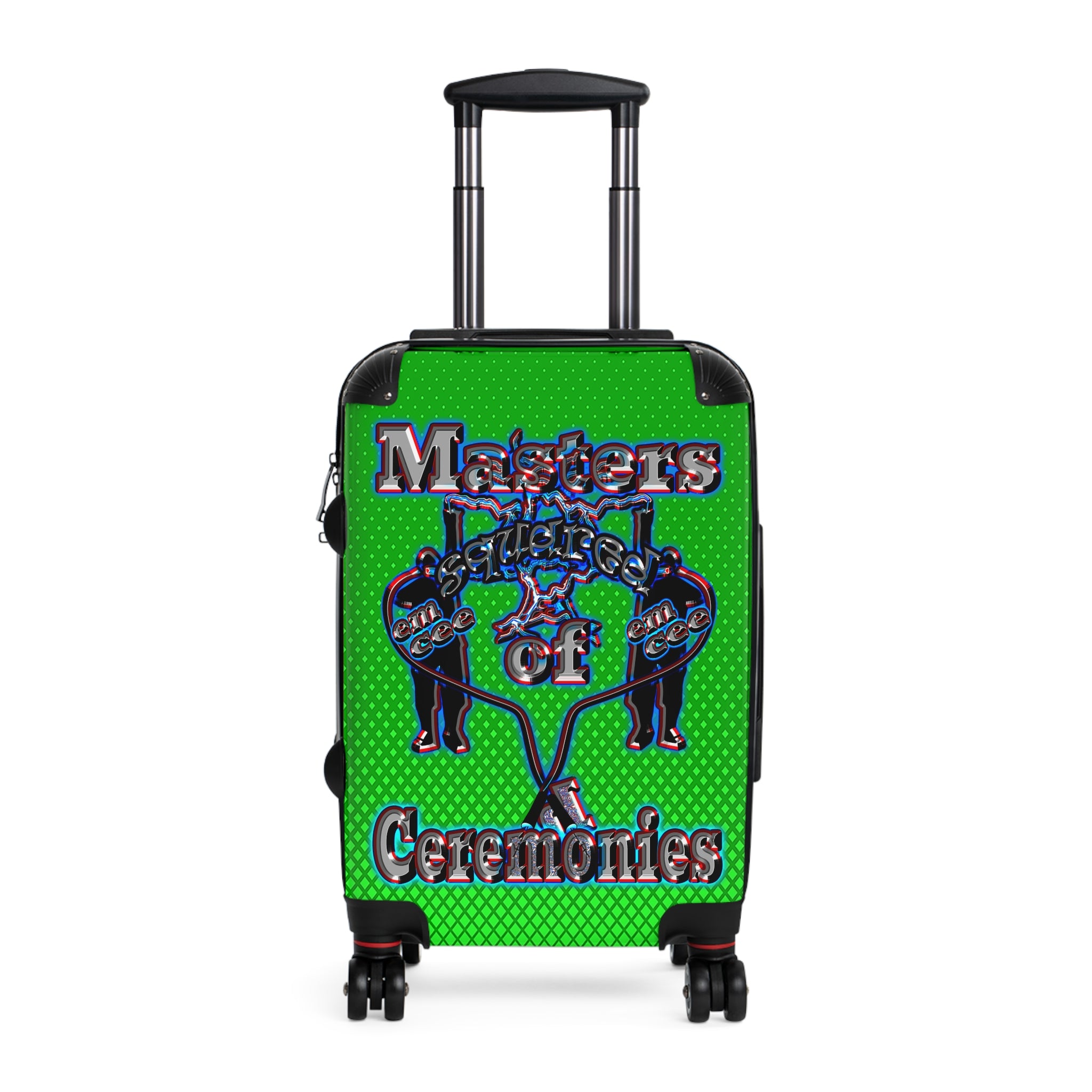 em cee squared - Suitcase (logo green)