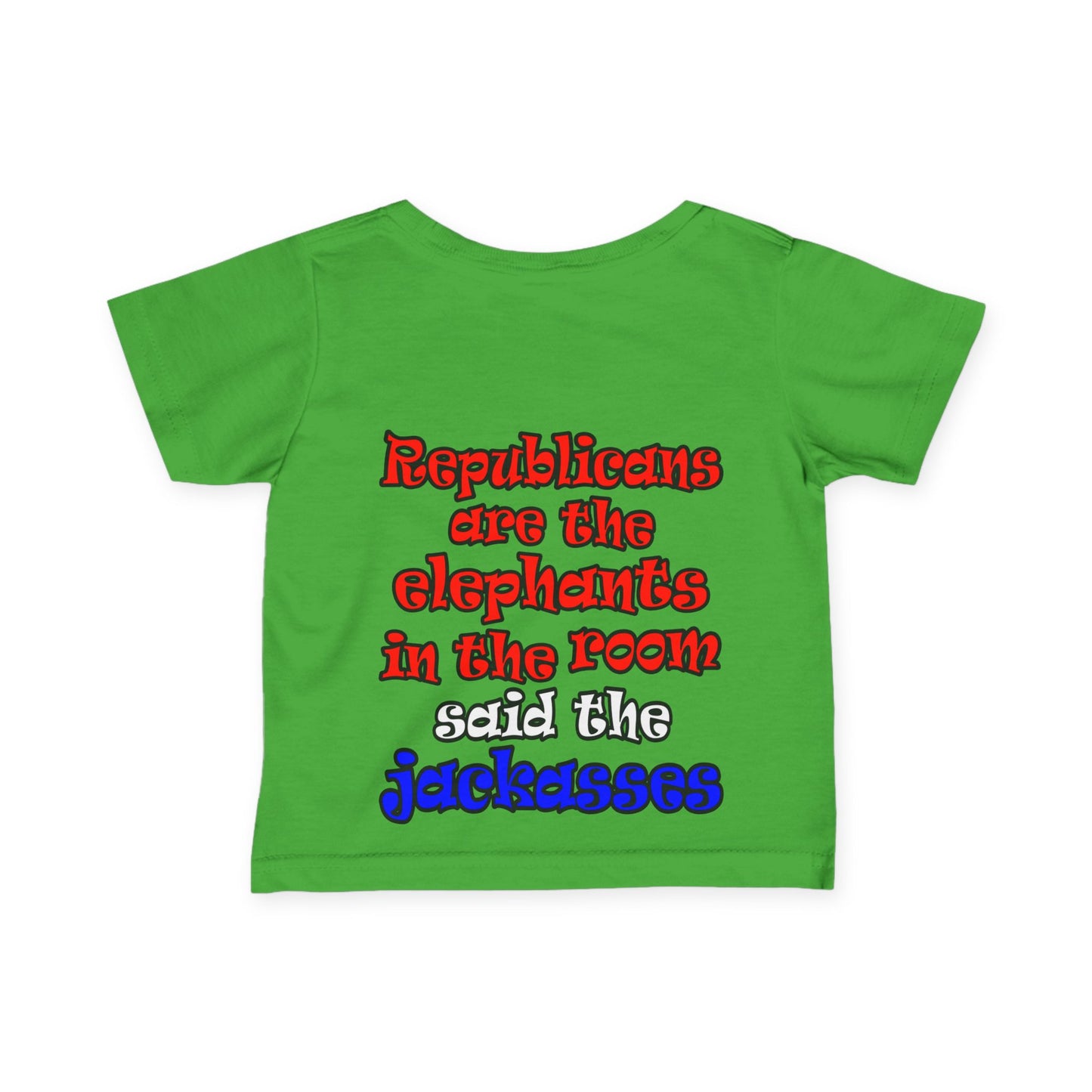 donkeys and elephants - Infant Fine Jersey Tee