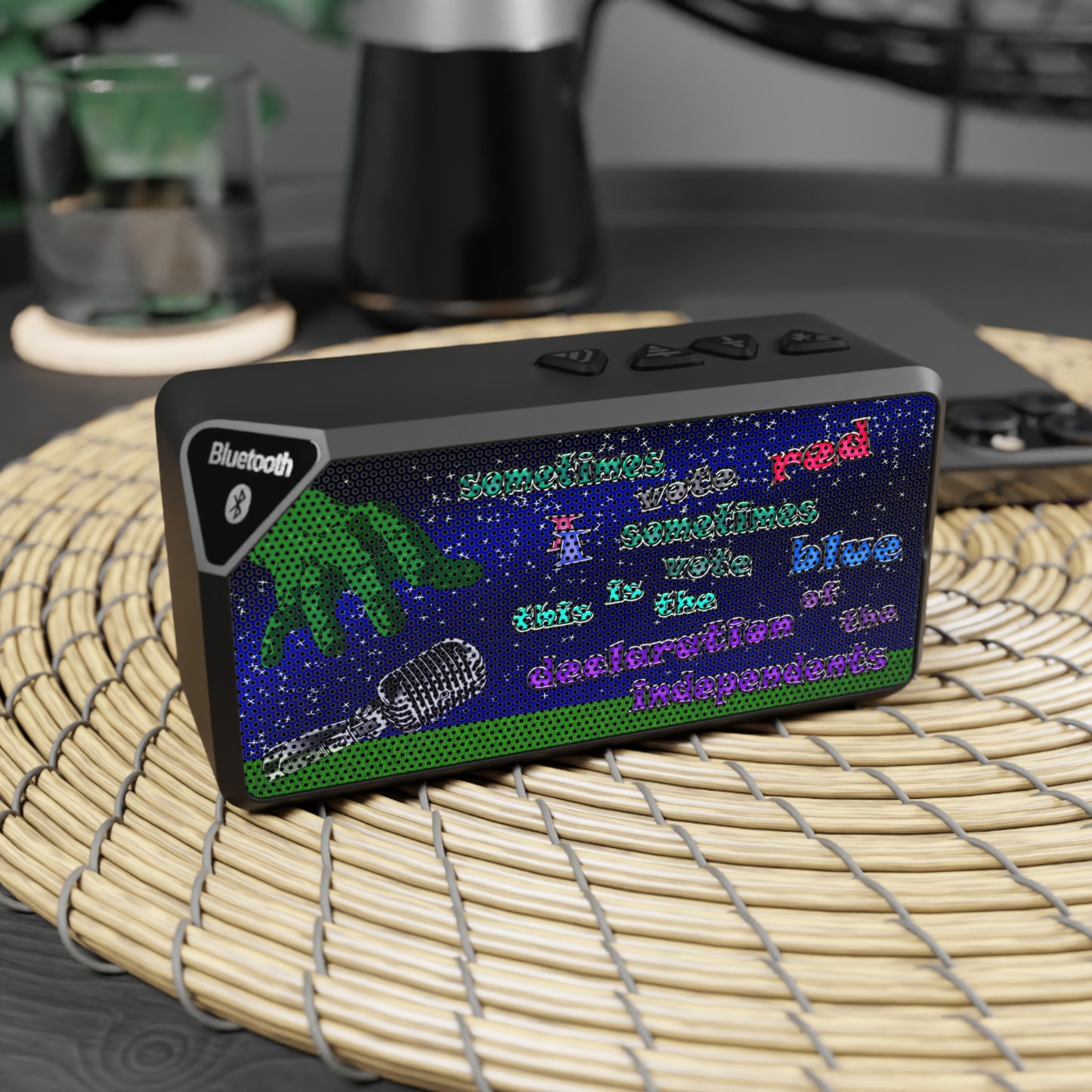 declaration of the independents - Jabba Bluetooth Speaker ('snoops' background)