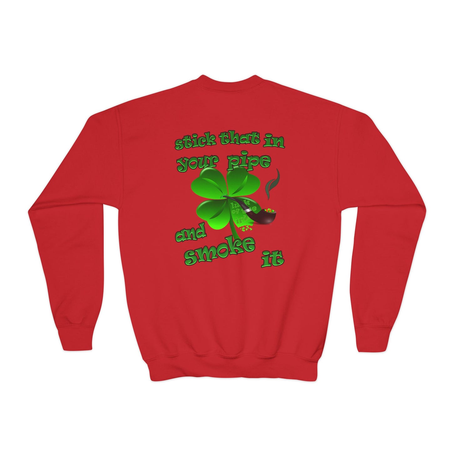 celtics logo - Youth Crewneck Sweatshirt