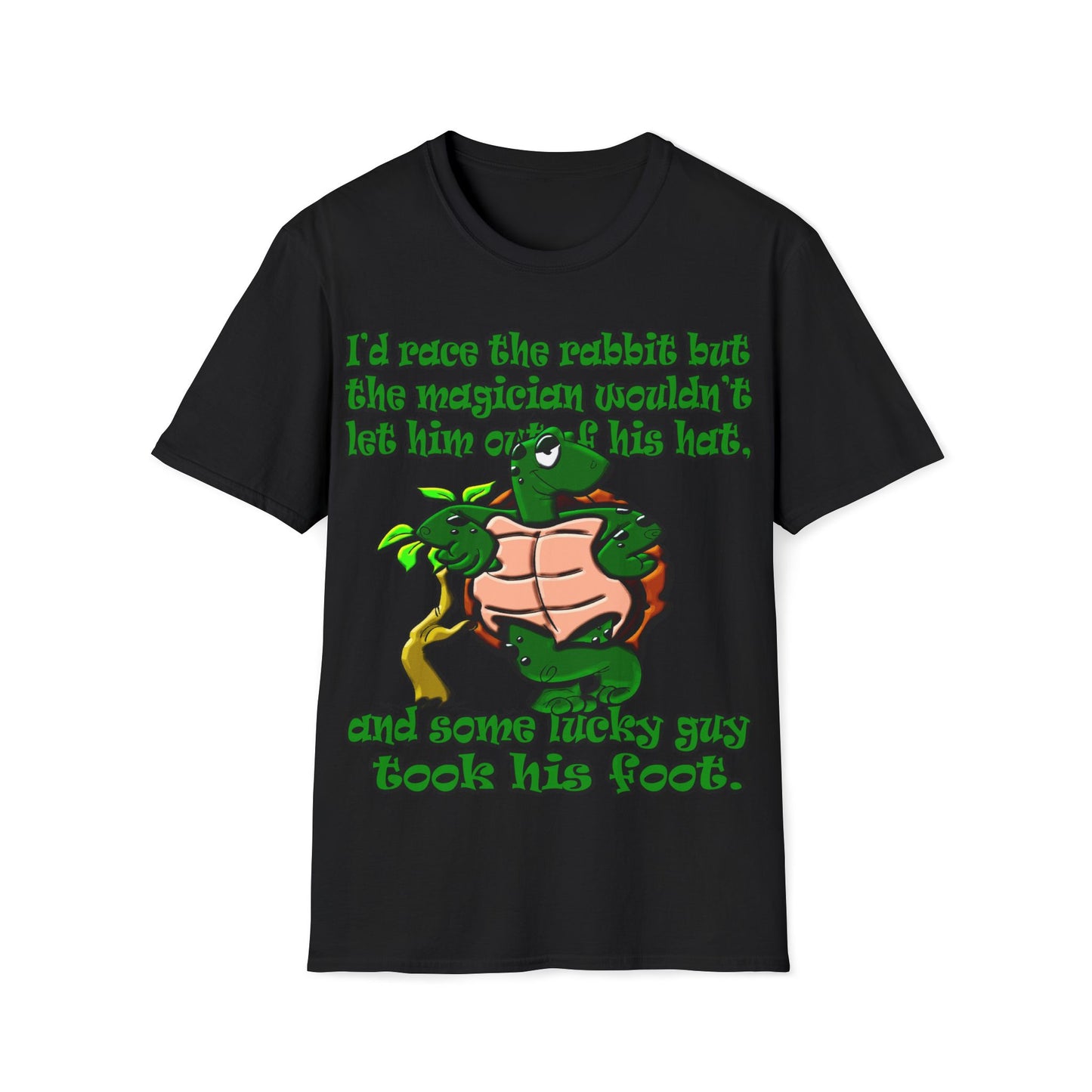 turtle race - Unisex Softstyle T-Shirt