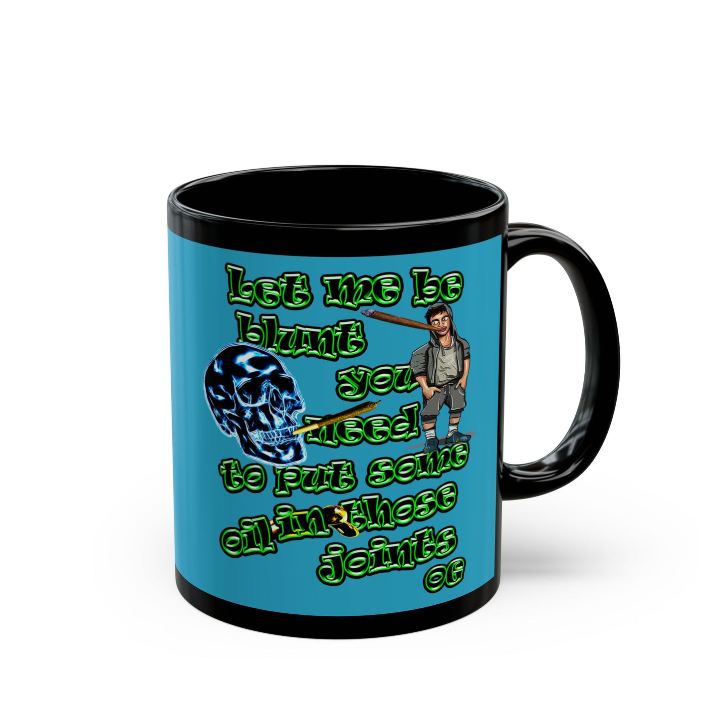 og - Black Mug (turquoise)