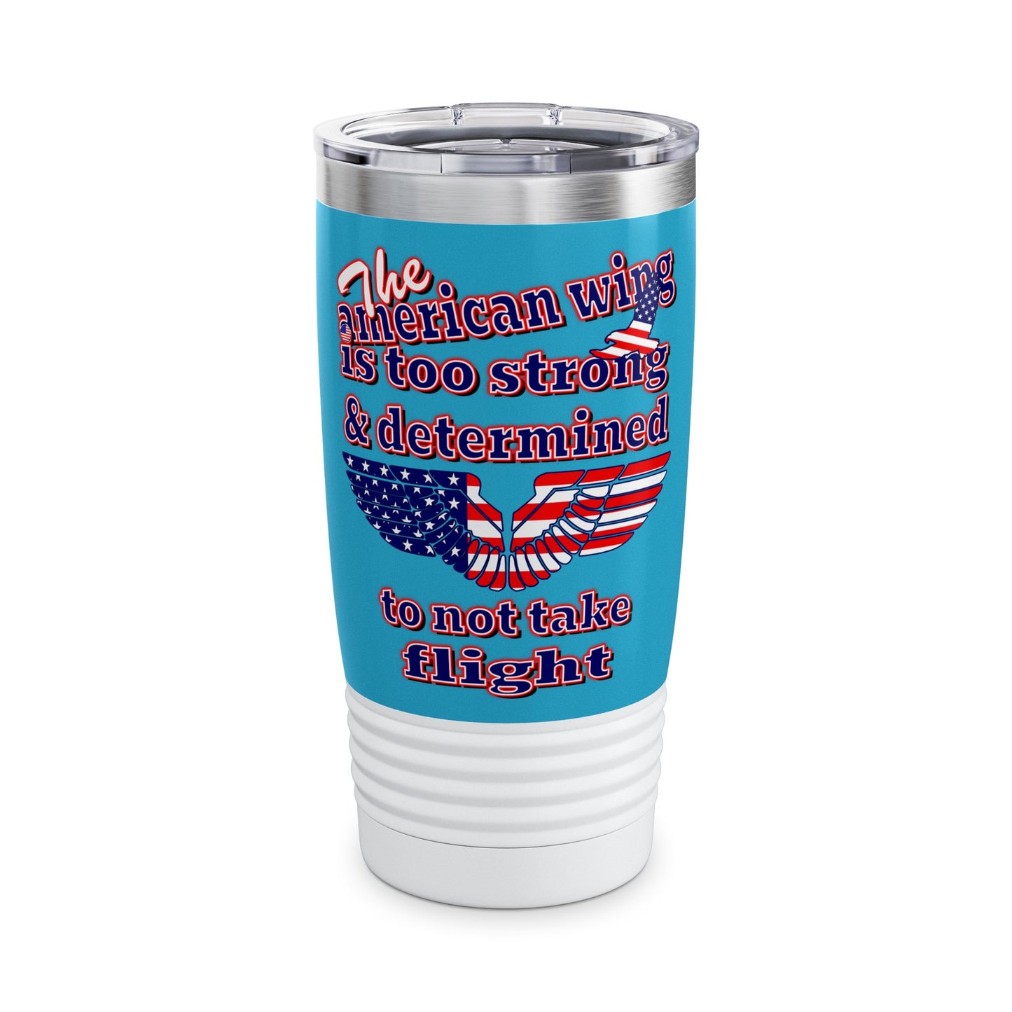 american wing - Ringneck Tumbler, 20oz (turquoise)