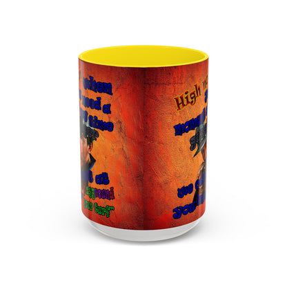 high noon - Accent Mug (burnt orange)