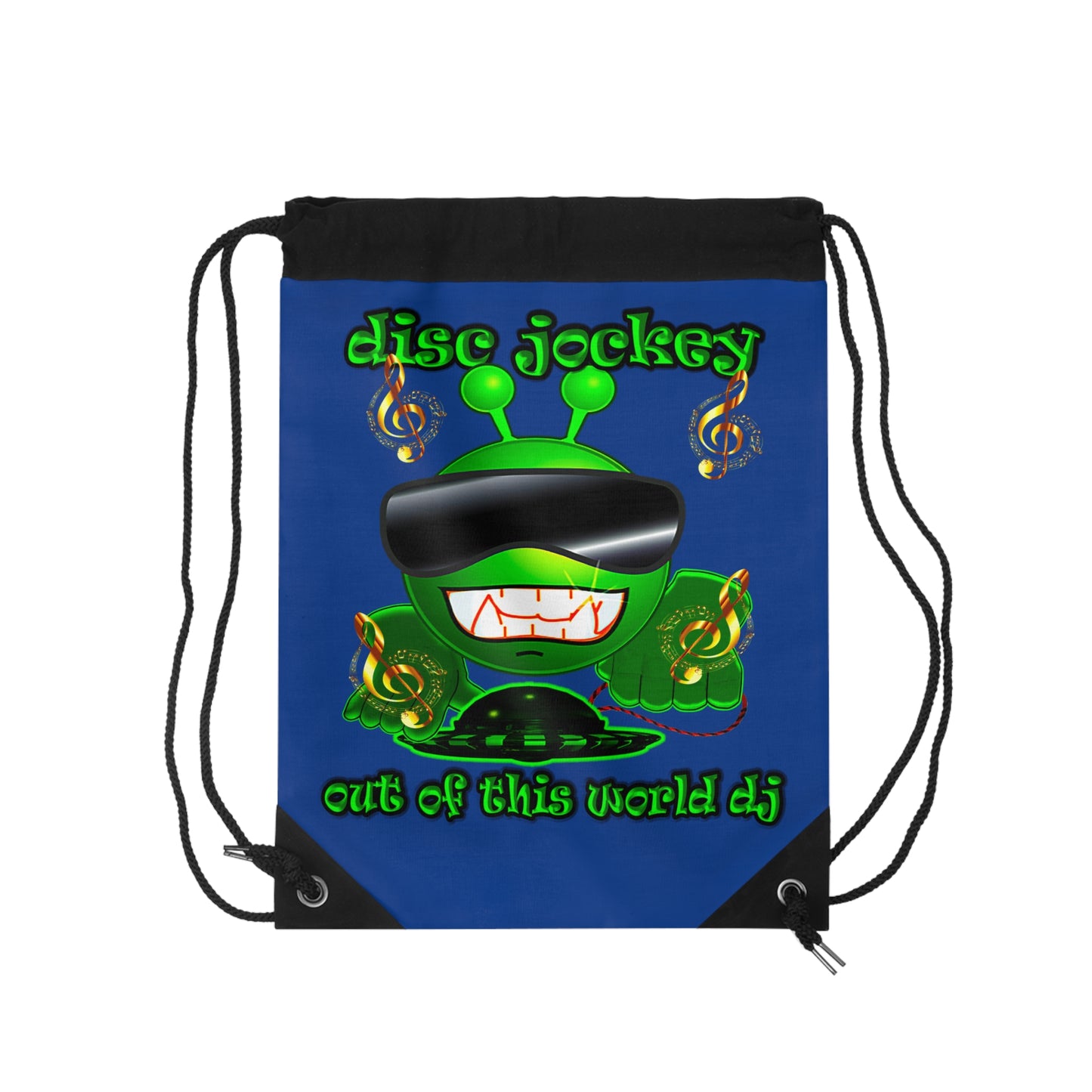 disc jockey - Drawstring Bag (dark blue)
