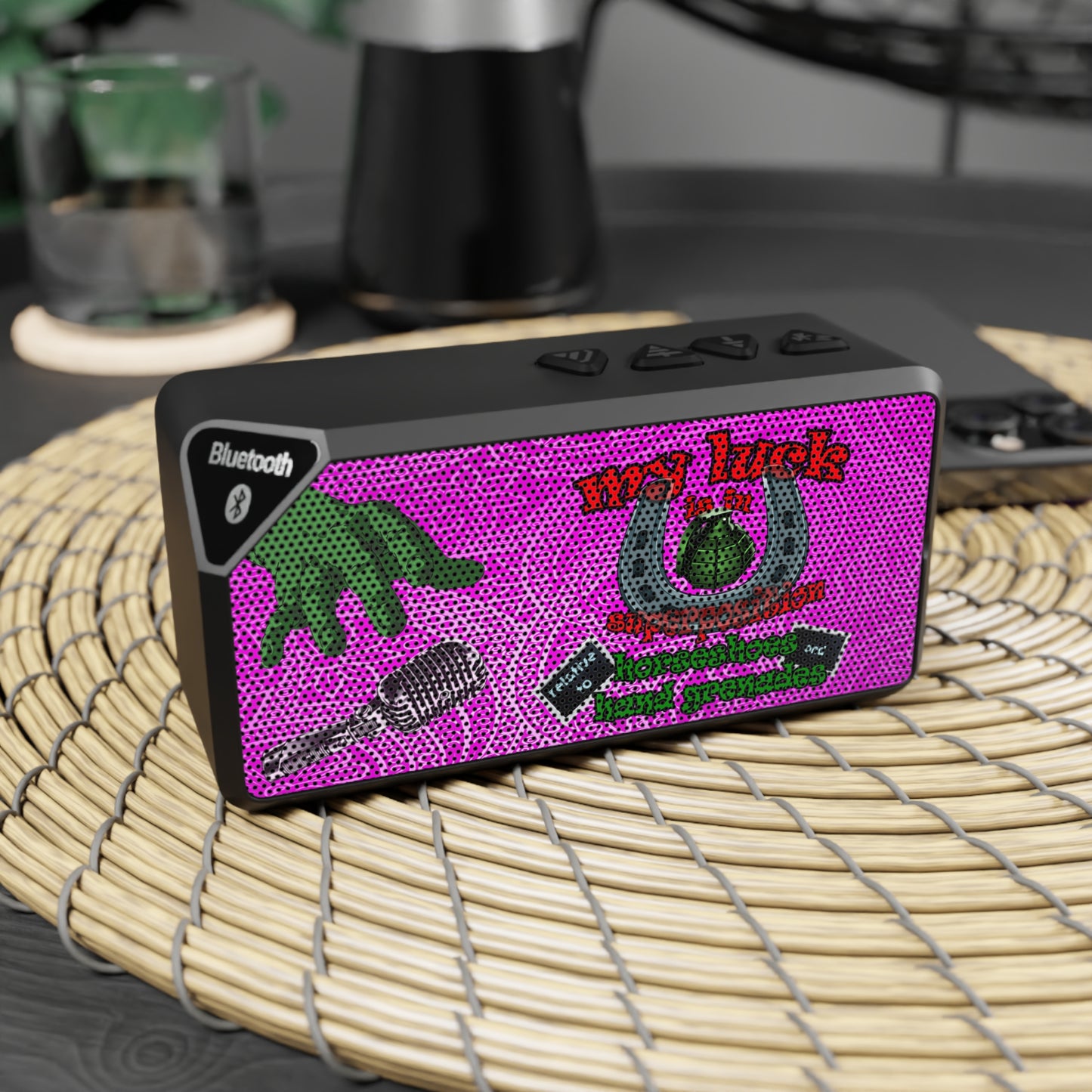 my luck - Jabba Bluetooth Speaker (pink swirl)