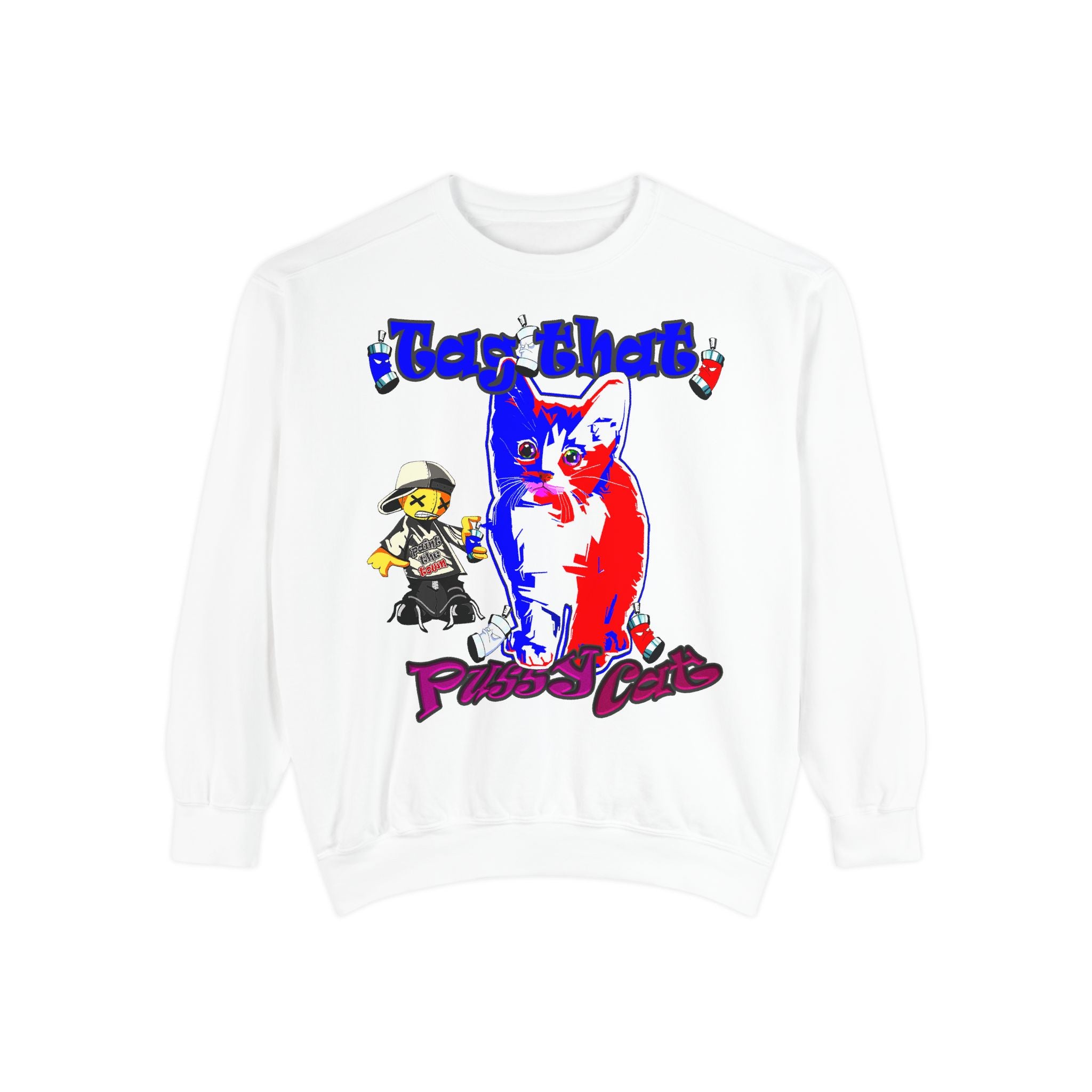 tag that - Unisex Garment-Dyed Sweatshirt