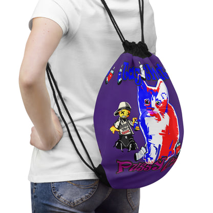 tag that - Drawstring Bag (purple)