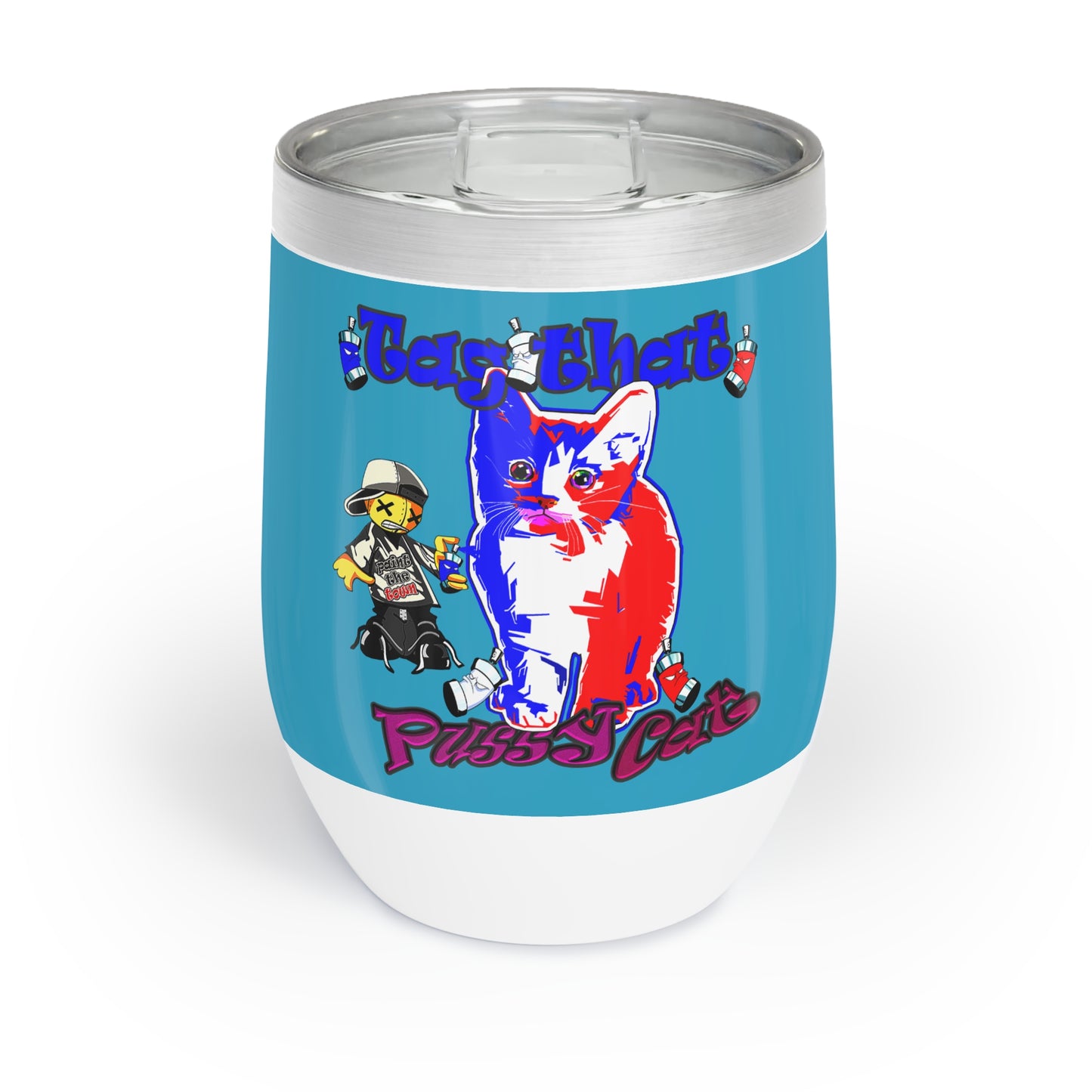 tag that - Chill Wine Tumbler (turquoise)