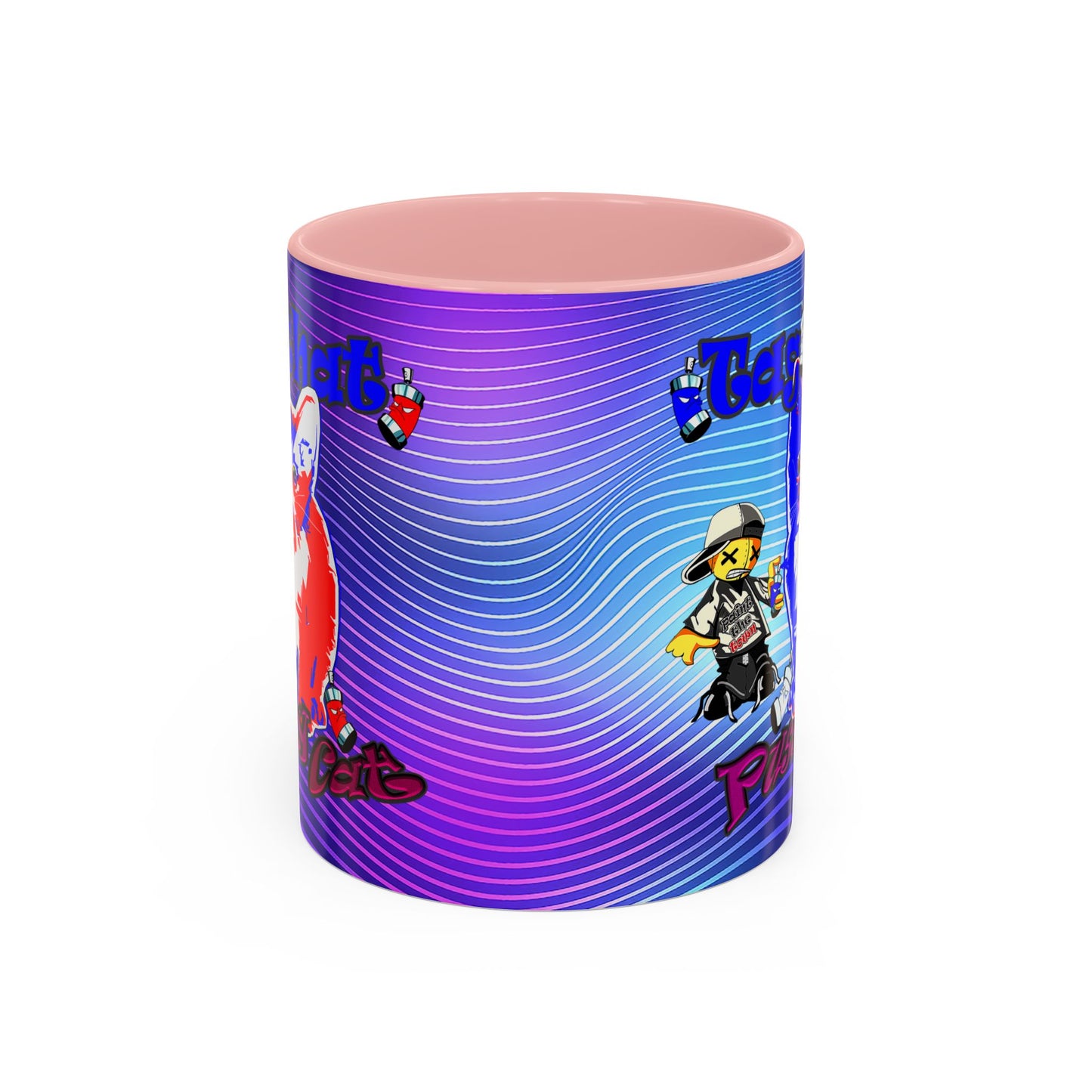 tag that - Accent Mug (purple wave)